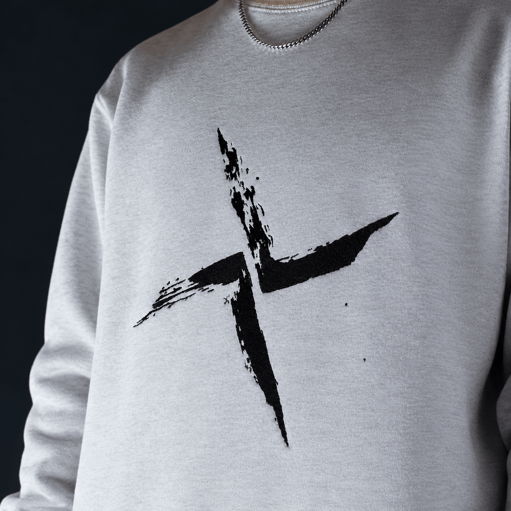 Burial - Embroidered Ash Sweatshirt