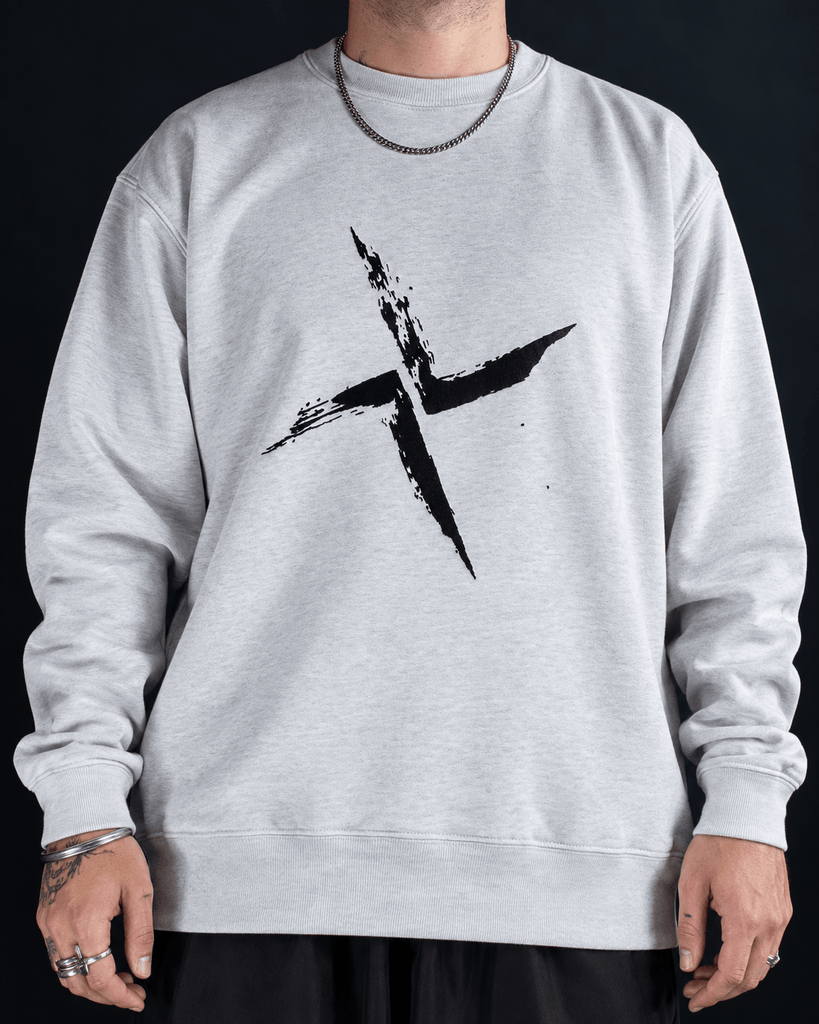 Burial - Embroidered Ash Sweatshirt