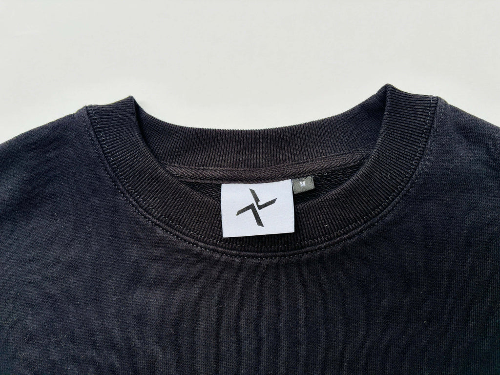 Burial - Embroidered Black Sweatshirt