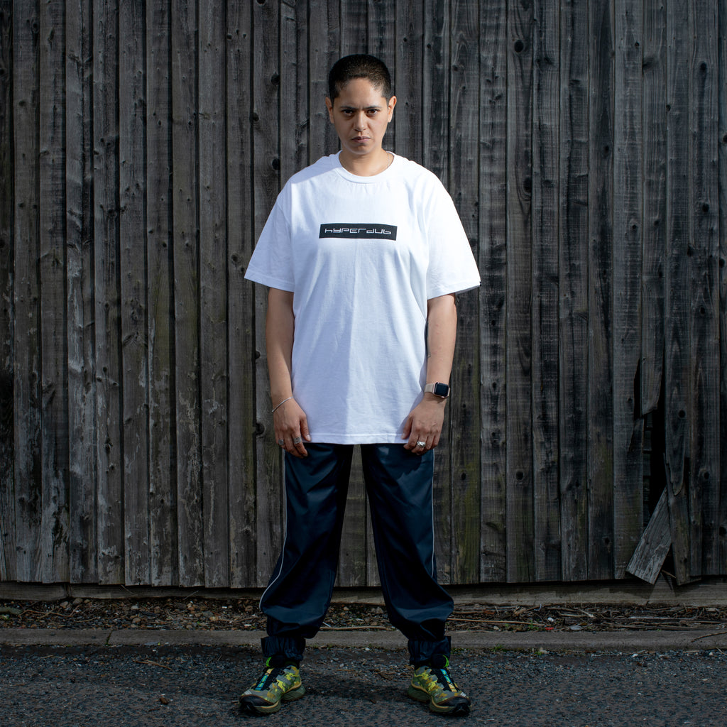 White Hyperdub Logo T-Shirt