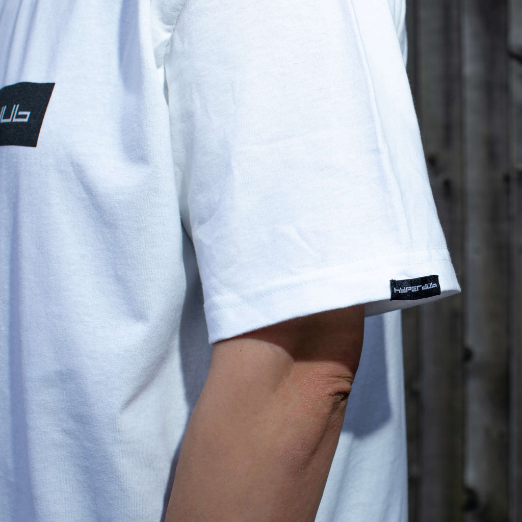 T-shirt blanc avec logo Hyperdub