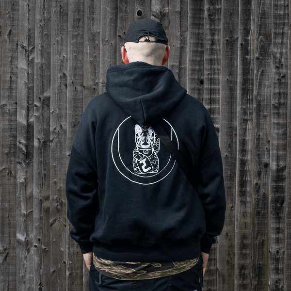 STEVE.HYPERDUB.LOGOHOODIEBLACK