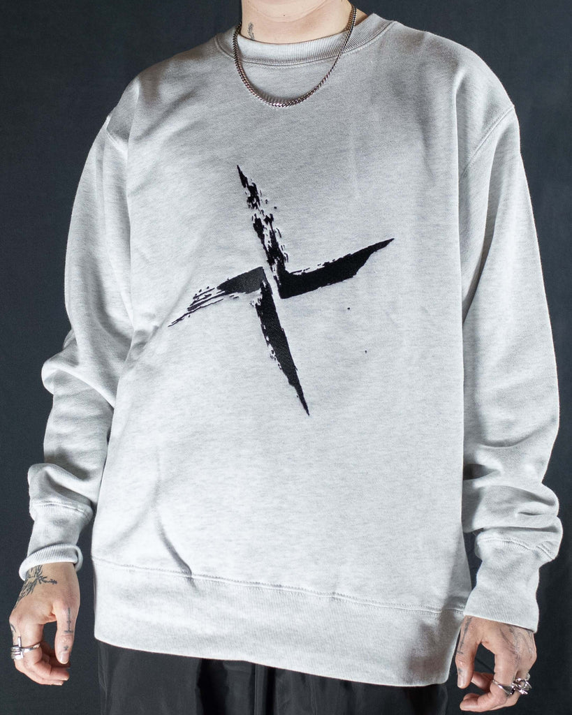 Burial - Embroidered Ash Sweatshirt