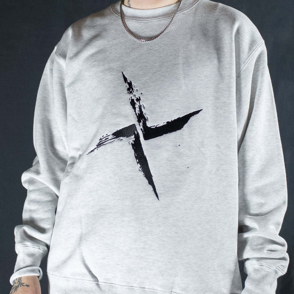Burial - Embroidered Ash Sweatshirt