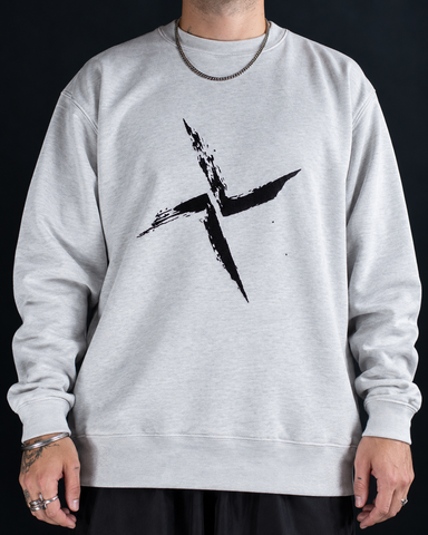 Burial - Sweat-shirt Cendres Brodé