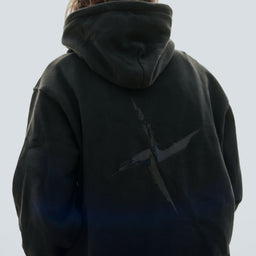 Burial -  Embroidered zip Hoodie