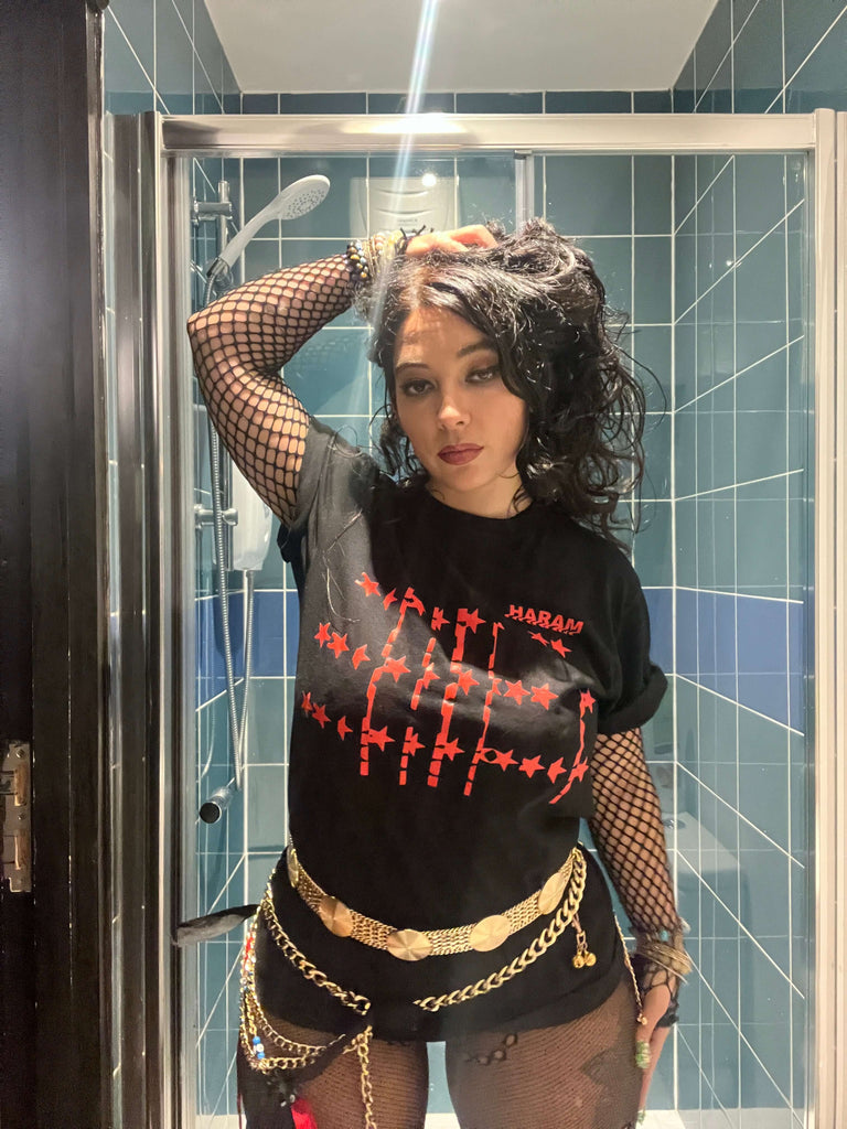 DJ Haram - 'Glitch Star' Black T-Shirt