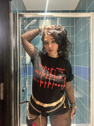 DJ Haram - 'Glitch Star' Black T-Shirt