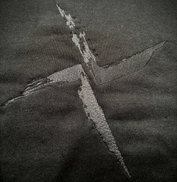Burial - Embroidered Black Sweatshirt