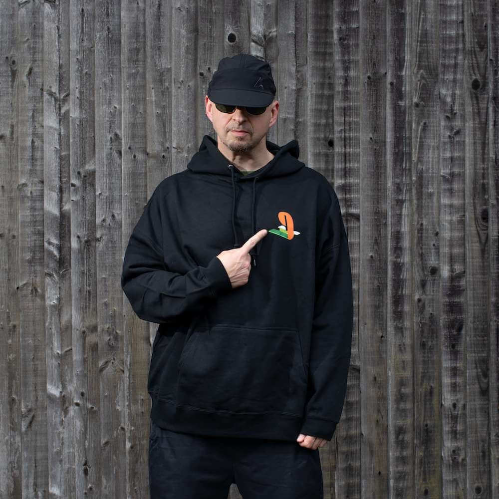 Kode9 PS9 Hooded Sweat - Relaxed Fit Organic Cotton – Hyperdub