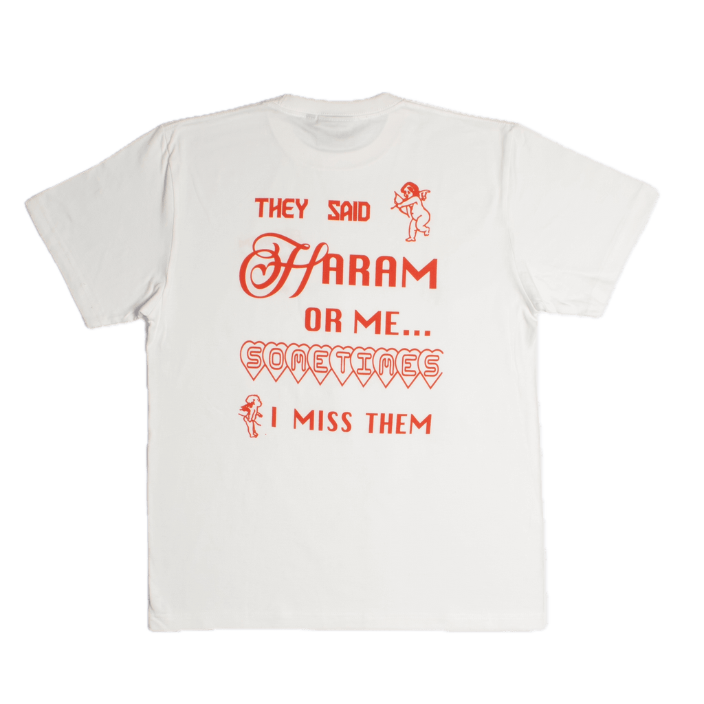 DJ Haram - 'Haram or Me?' White T-Shirt