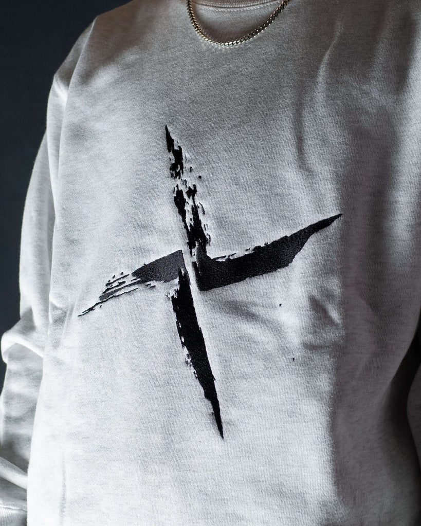 Burial - Embroidered Ash Sweatshirt