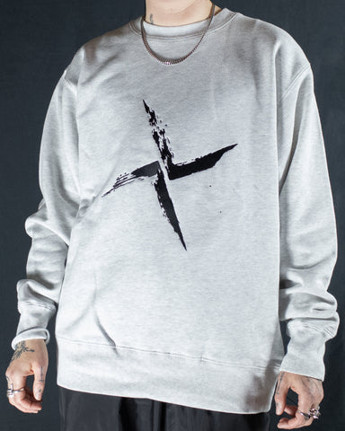 Burial - Embroidered Ash Sweatshirt