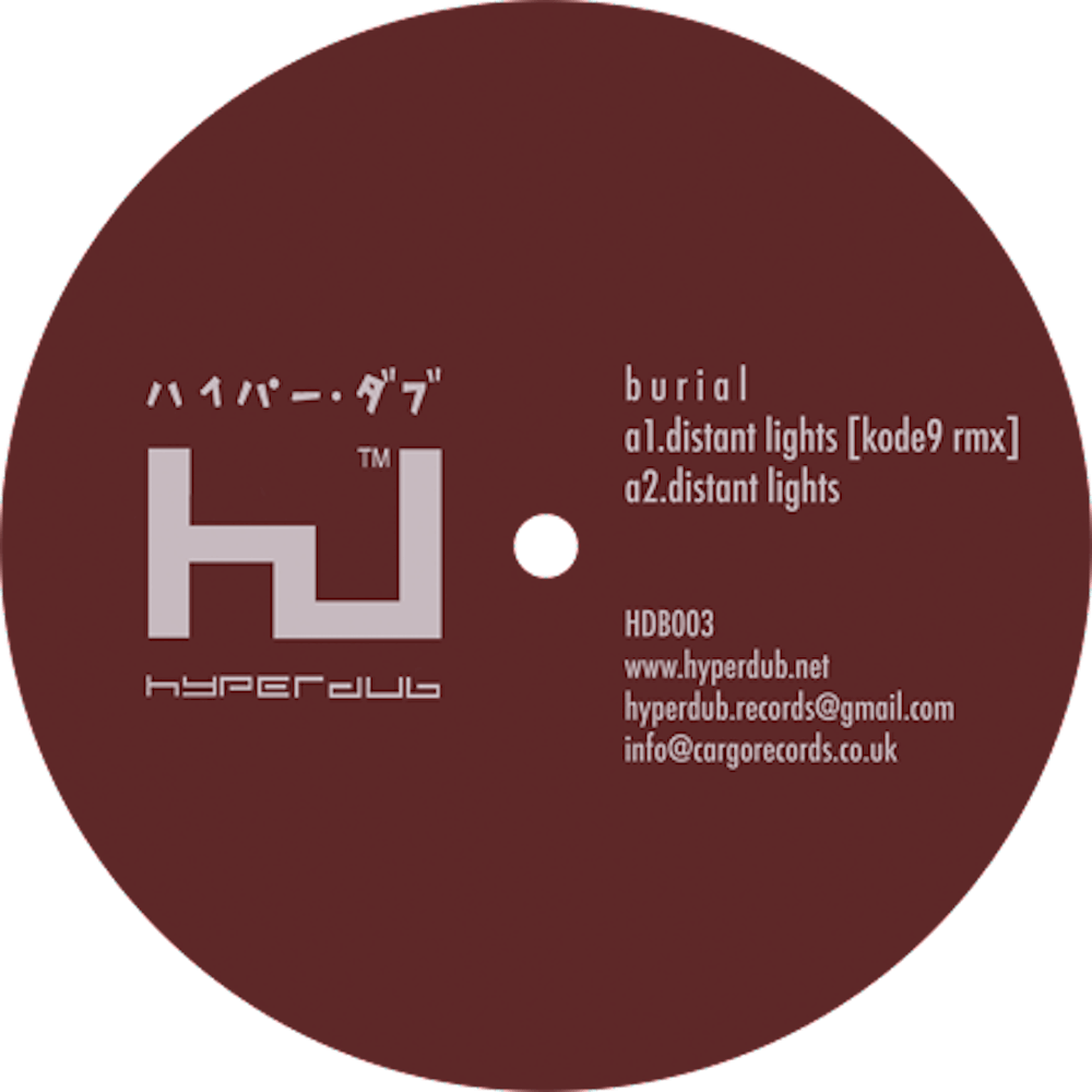 Burial, Distant Lights EP Digital – Hyperdub