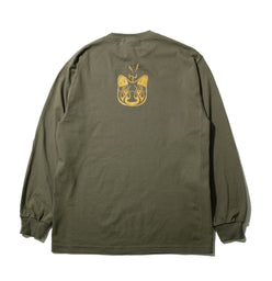Hyperdub Army Green Long Sleeve T-Shirt