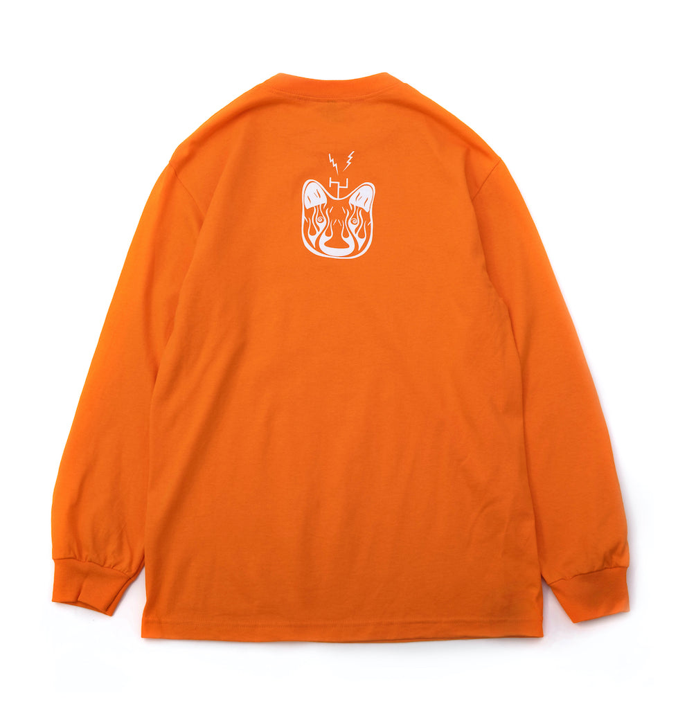 Hyperdub Orange Long Sleeve T-Shirt